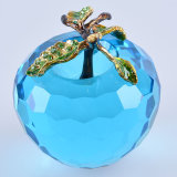Beautiful Glass Colorful Apple Crafts for Holiday Gift