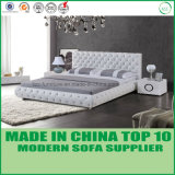 Modern Home Leisure Genuine Leather Double Bed