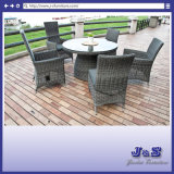 Outdoor Garden Furniture, Round Table & Adjustable Chair Set Round Wicker (J237)