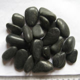 Black Polished Ornamental River Stones