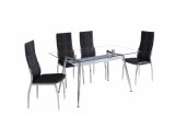 Glass Dining Table Simple Dining Set (DT055)