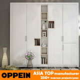 Modern Bedroom Furniture White Wooden Wholesale Wardrobe with Shelves (YG11322)