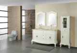 Hot Luxury American Style Solid Wood Bathroom Cabinet with Side Case