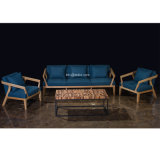 (SL-8602) Modern Hotel Restaurant Living Furniture Wooden Fabric Sofa