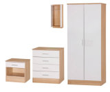 Flat Pack MDF Particle Board Wooden Melamine Cheap Wardrobe Closet