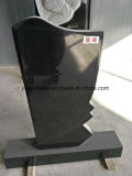 Iran Black Granite Polished Tombstone with Good Quality Low Price