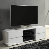Home Furnishings Contemporary Wooden White TV Cabinet (TVS20)