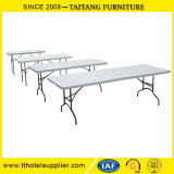Chinese Factory 6FT Adjustable-Height Molded Plastic Top Foldable Table