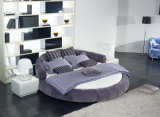 2017 Hot! Modern Soft Bed in Fabric Round Bed 626