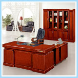 Modern Solid Wood Frame Executive Manager Computer Veener Office Table