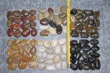 Polished Natural Stone Red/Brown/White/Black/Multicolor Cobble & Pebble