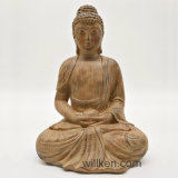 Meditation Buddha Statue, Resin Figurine, Chinese Sleeping Buddha