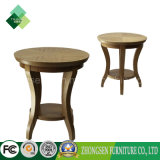 China Manufacturer Wooden Round Tea Table Used on Living Room