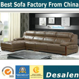 Best Quality L Shape Living Room Furniture Genuine Leather Sofa (A30)