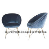 High Quality Accent Living Room Velvet Fabric Chairs with Timper Legs