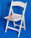 White Resin Plascit Event Wedding Folding Chair
