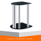 Popular Tempered Glass Speaker Stand Factory Supply