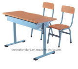 Metal Modern School Classroom Desks/Chairs for 2 Seats (BL-K034)