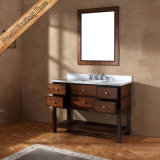 Transitional Solid Wood Single Sink Bathroom Vanity