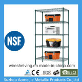5 Tier Epoxy Heavy Duty Wire Shelving for Cold Room Use