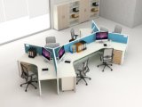 Modern 6 Persons Y Shape Office Workstation Table Desk