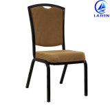 Many Colors Fabric Metal Restaurant Furniture Stacking Iron Chair
