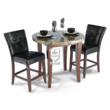 Restaurant Round Artifical Marble Dining Table Set