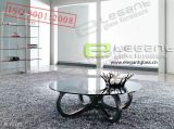 Round Coffee Table with Black MDF Leg -Ca130