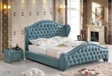 Chesterfield Bedroom Furniture Soft Leather Queen Size Bed
