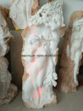 Detailed Carving Marble Sculpture Vividly Girl Figure Statue for Decoration