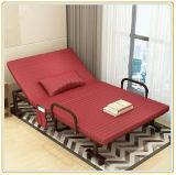 High Quality Steel Fold Away Bed (Red 190*90cm)
