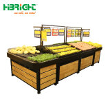 Fruit Store Wooden Vegetable Display Stand