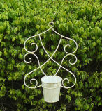 Very Nice Vintage Antirust Wrought Irons Antique Metal Decorative Outdoor Wall Planter Holder