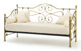3' Single Metal Day / Guest Bed/ Finished in Antique Brass/Metal Day Bed