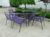 Steel 7PCS Moder Furniture Set by Table+Chairs