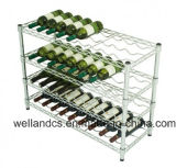 Adjustable K/D Metal Chrome Wine Rack Shelf for Hotel/Restaurant (WR903590A4C)