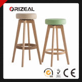 Wooden Swivel Bar Chair (OZ-1127)