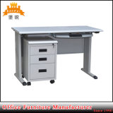 Wooden Desktop and Metal Drawer Office Table
