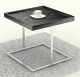 Steel Metallic Livingroom Furniture Side End Coffee Table (CJ-153D)