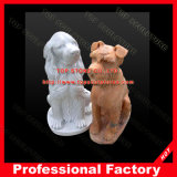 Dog Marble Statue Marble Sculpture for Home or Garden Decoration