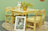 Solid Wood Children Table and Chair