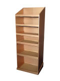 Cardboard Display Shelf Paper Storage Rack Bookshelf