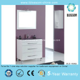 Glass Basin Silver Mirror Lacquer Finish Bathroom Vanity (BLS-16082)