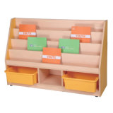 Cheap Price Kindergarten Furniture Wooden Toy Collection Cabinet