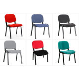 Office Stacking Visitor Meeting Fabric Chair Without Armrest
