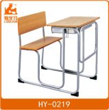 School Metal Wood Table with Chair for Students