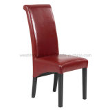 High Back Faux Leather Dining Chair