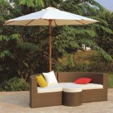 Leisure Outdoor Furniture Paito Rattan Wicker Sofa for Sale (TG-JW28)