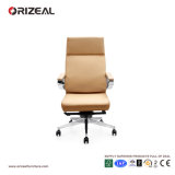 Orizeal Genuine Leather Manager Chair, Quality Management Chair, Boardroom Conference Chair (OZ-OCL009A)