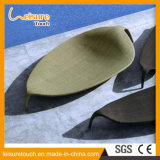 Rattan/Wicker Leaf Shape Streamlining Outdoor Garden Patio Furniture Beach Swimming Pool Lounge Lying Bed Sunbed Daybed